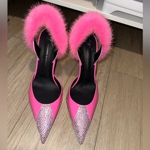 Giuseppe Zanotti HENRIETTE STRASS Stiletto Heels in  PINK